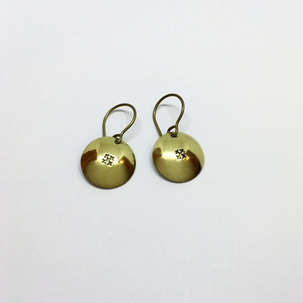 Misiņa auskari (dažādas zīmes) (art/239)